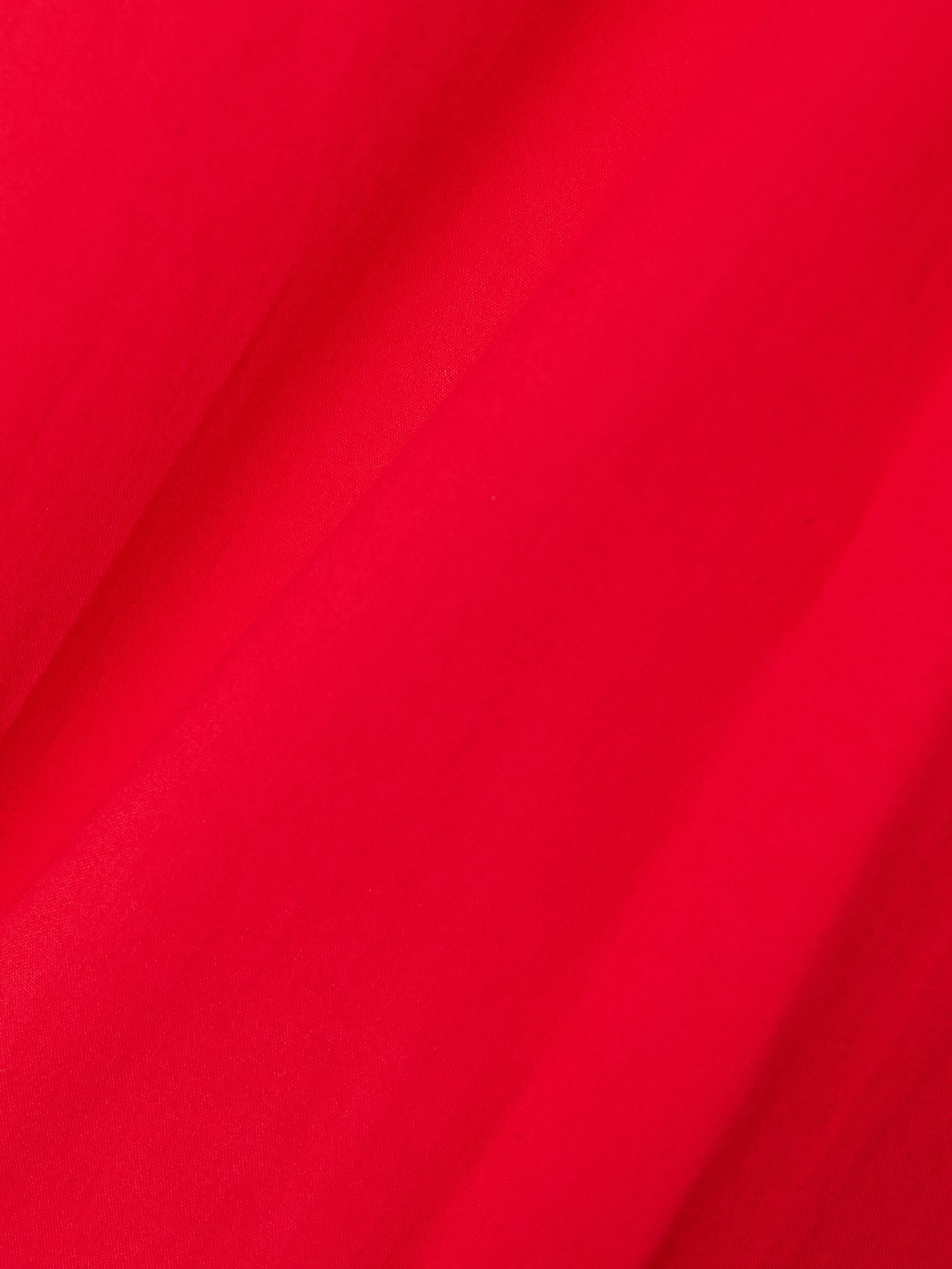 Cami organic cotton-poplin mini dress Red - 4