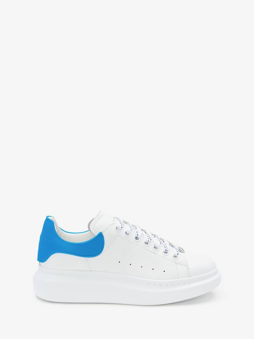 Men's Oversized Sneaker in White/electric Blue - 1
