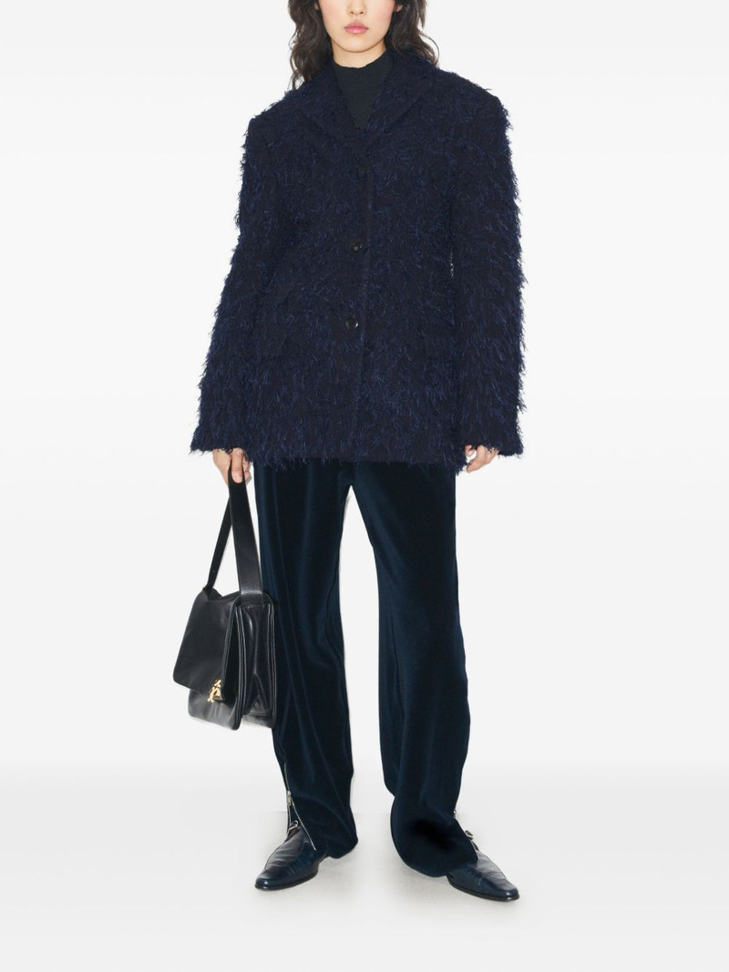 TORY BURCH textured wool blazer outlook
