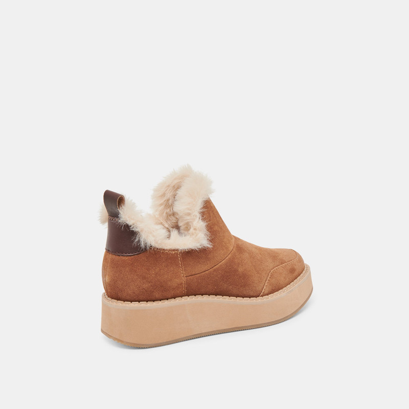 ARDY PLUSH H2O BOOTIES PECAN SUEDE 3