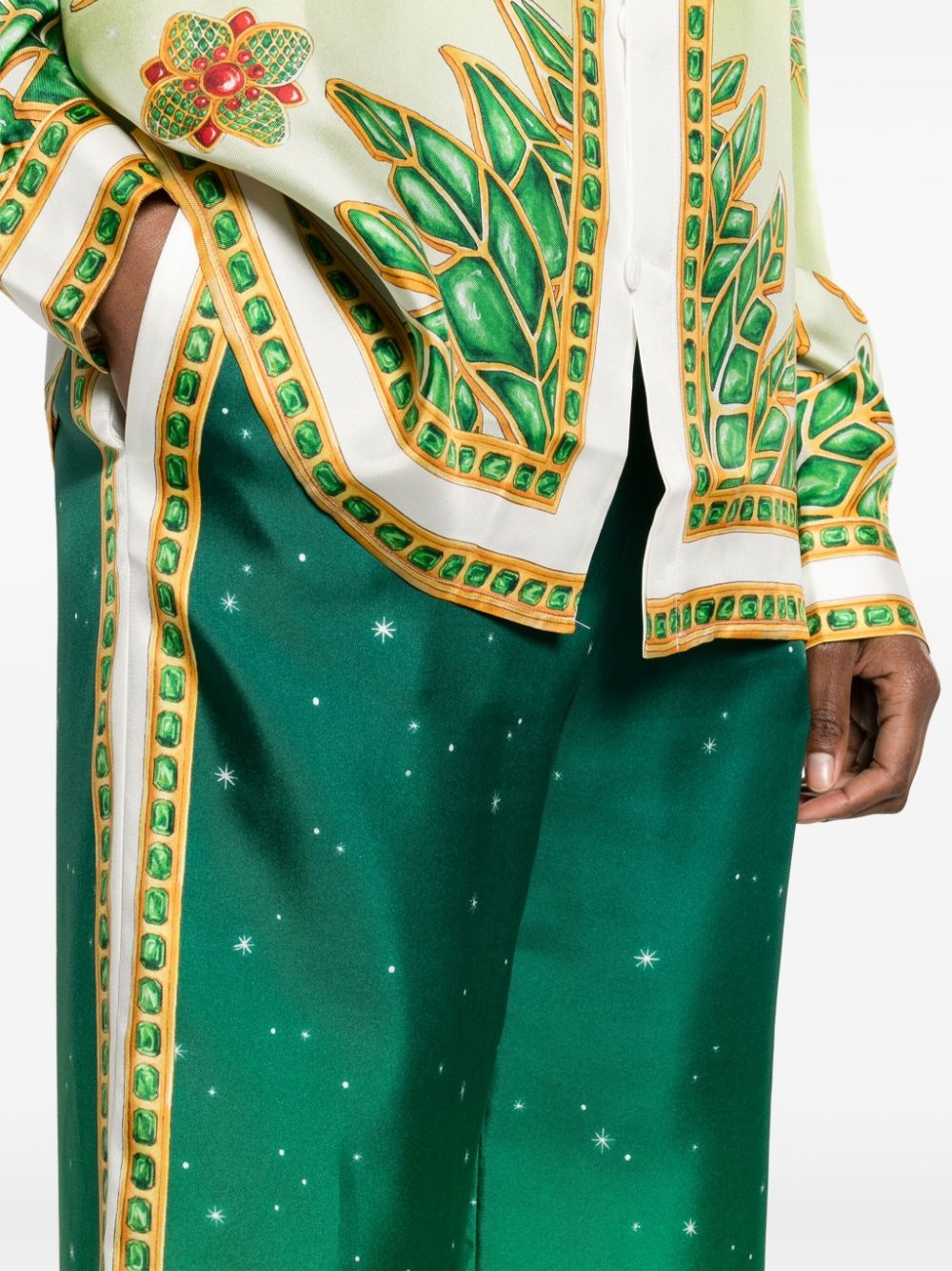 Joyaux D'Afrique silk trousers - 5