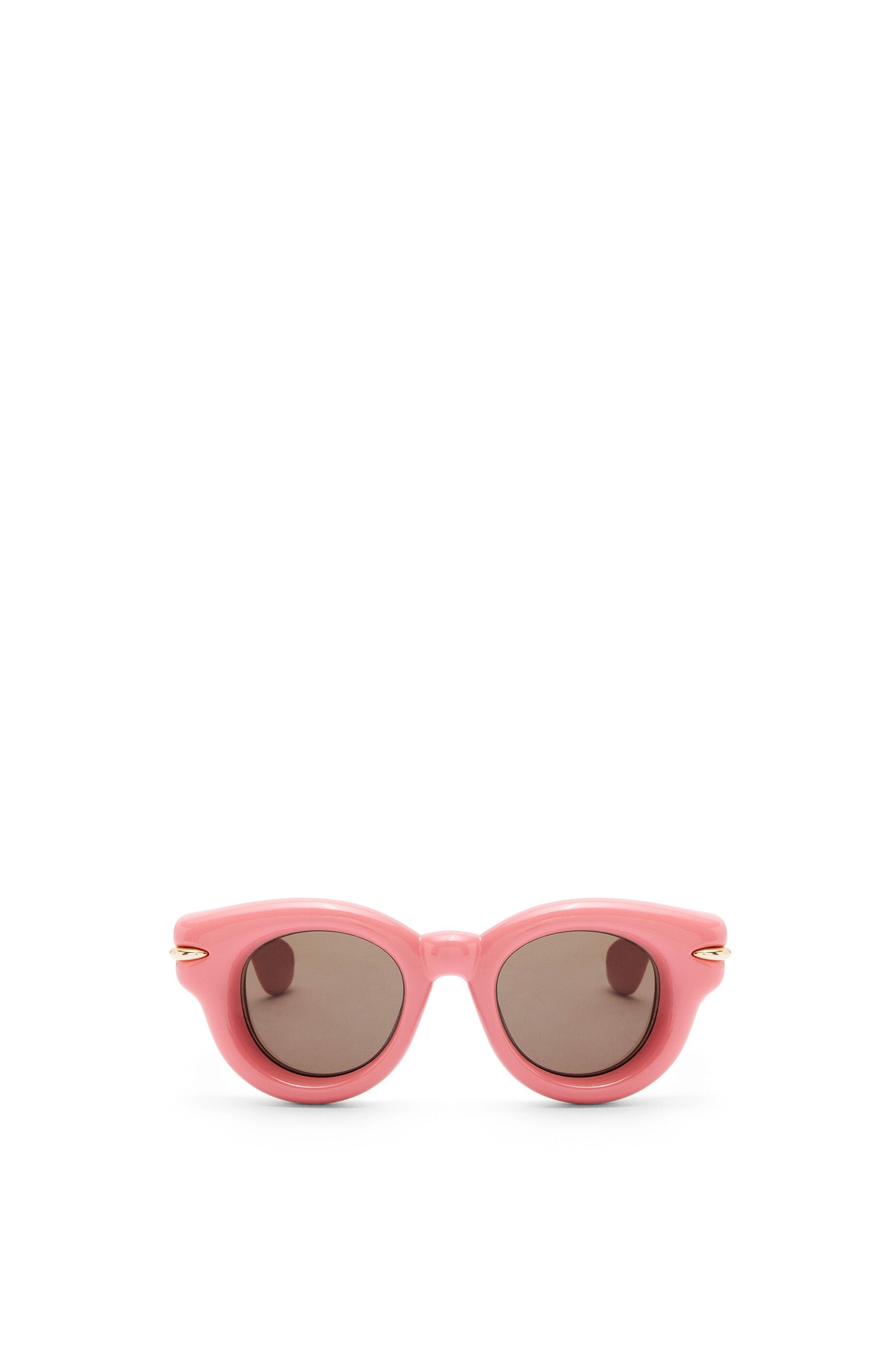 Inflated round sunglasses in nylon - 1