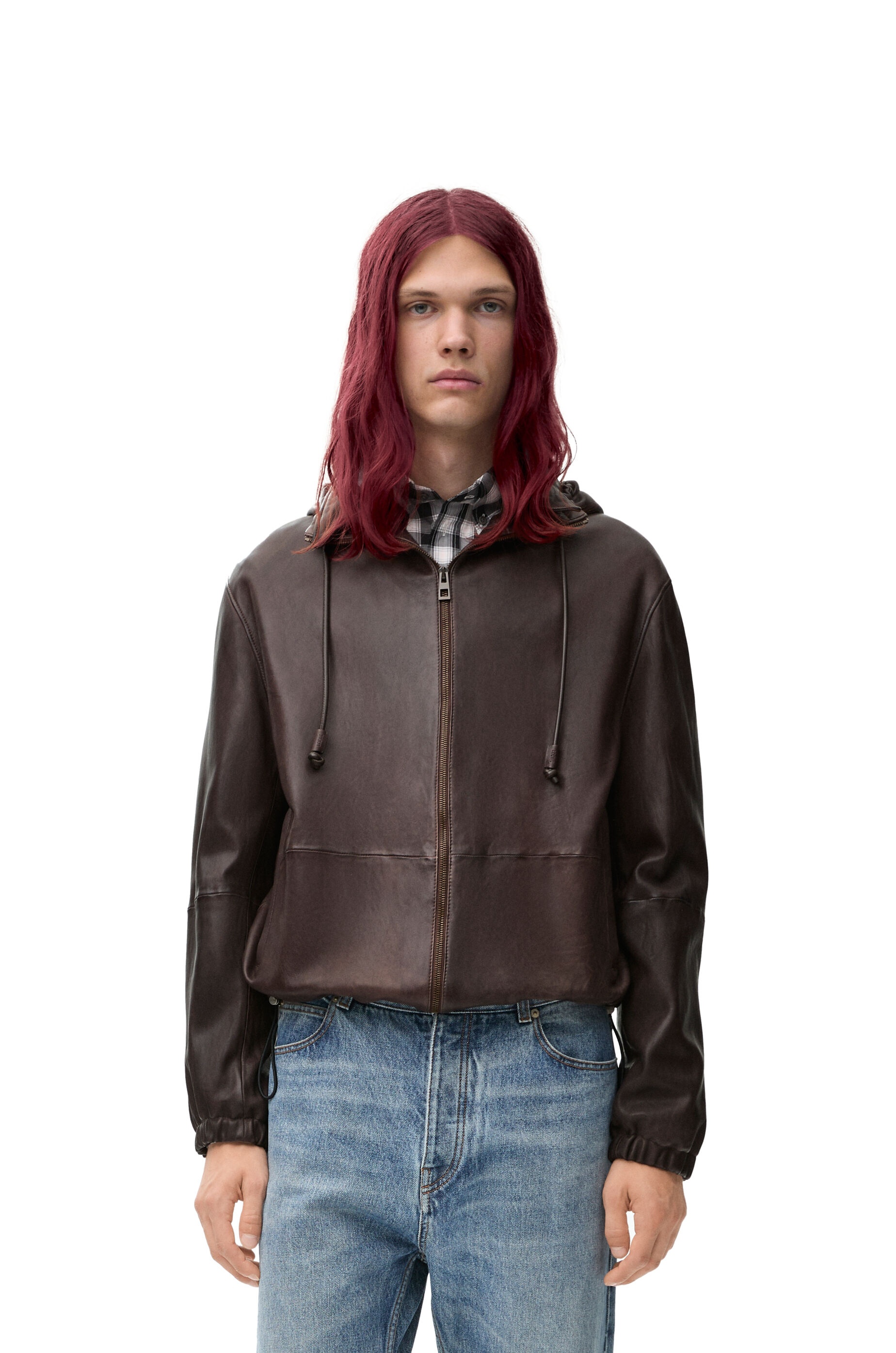 Hooded jacket in nappa lambskin - 3