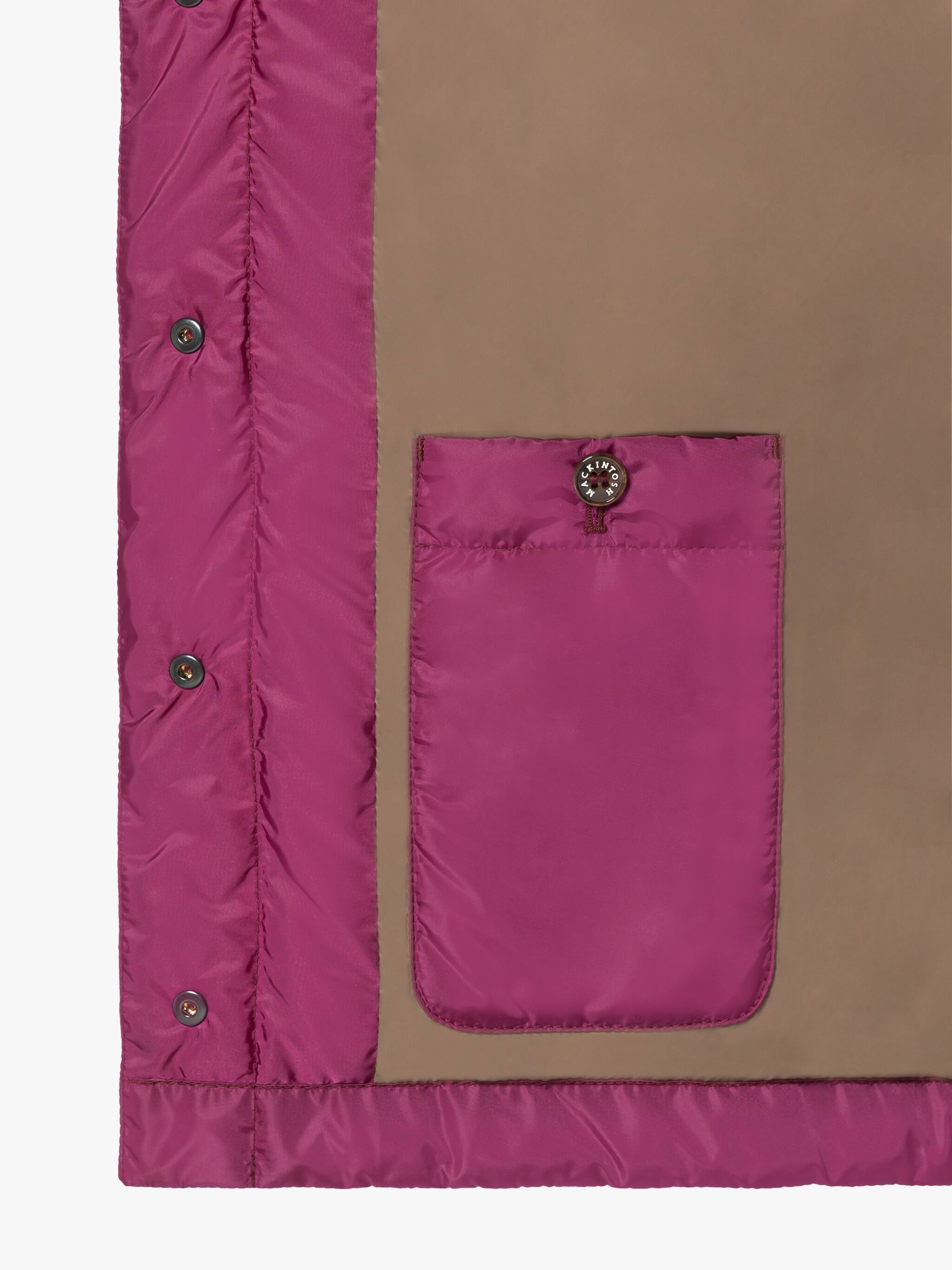 ANNABEL BURGUNDY QUILTED NYLON LINER VEST - 6