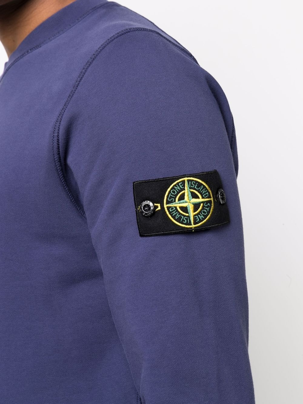 Compass badge crew-neck sweatshirt - 5