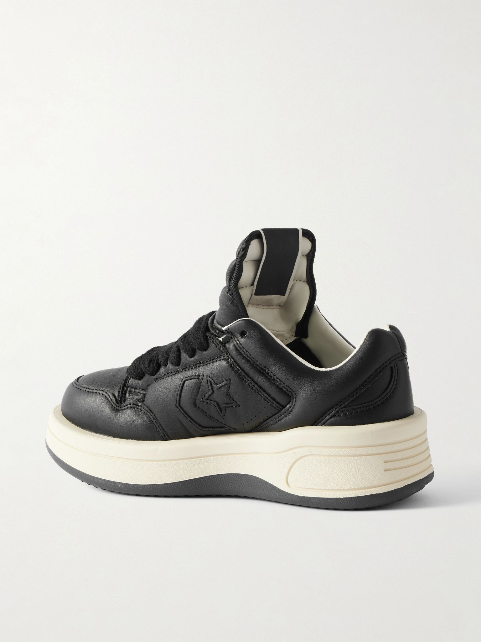 + Converse TURBOWPN Leather Sneakers Black - 4