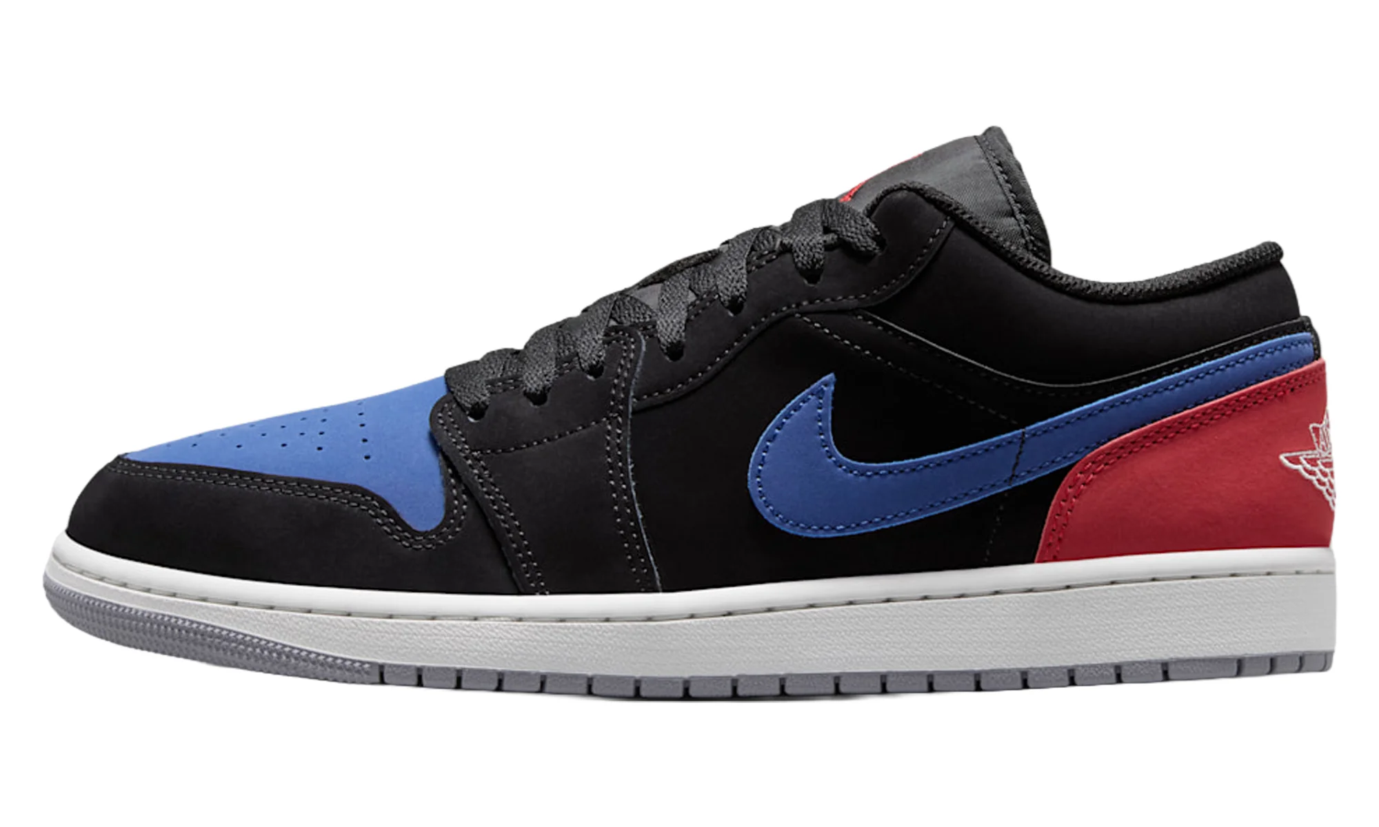 Air Jordan 1 Low "Black True Blue Summit White" 553558 049 - 1