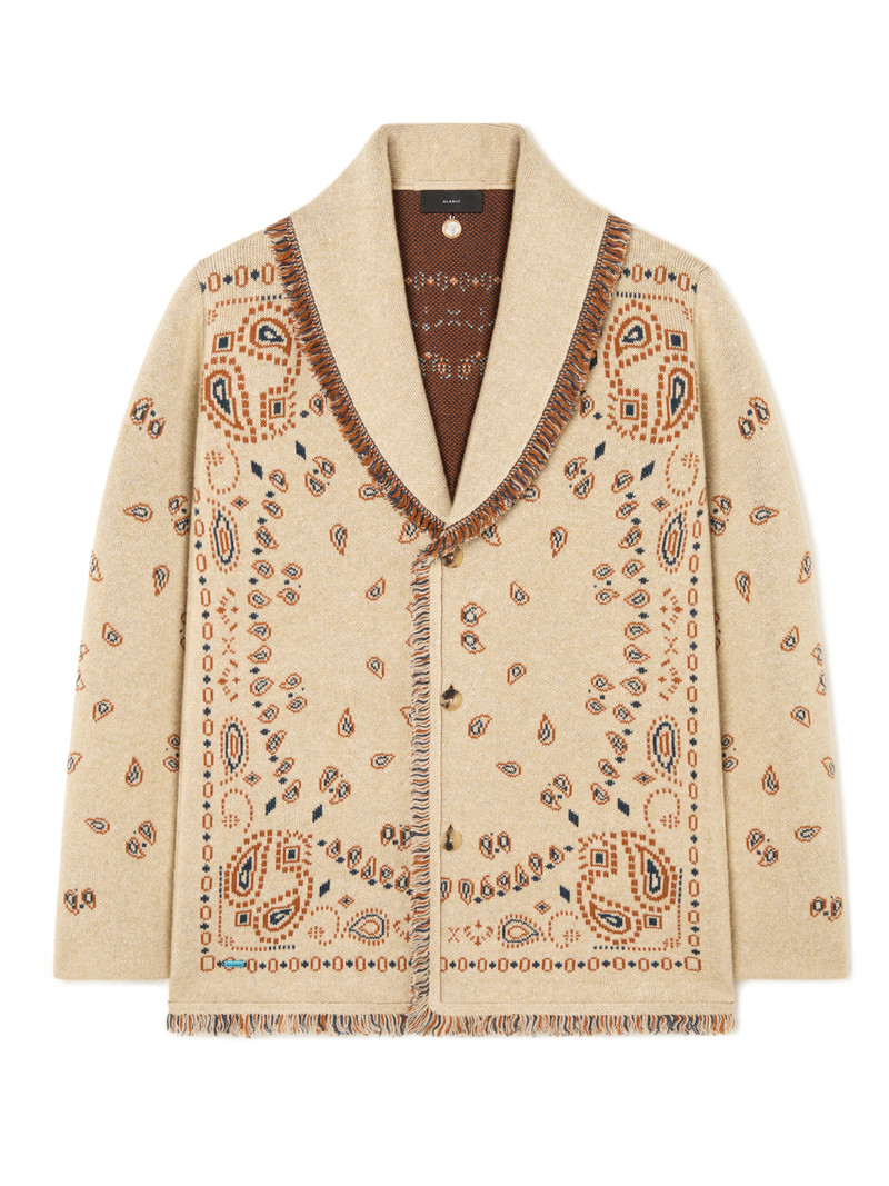 Bandana Jacquard Cardigan 1
