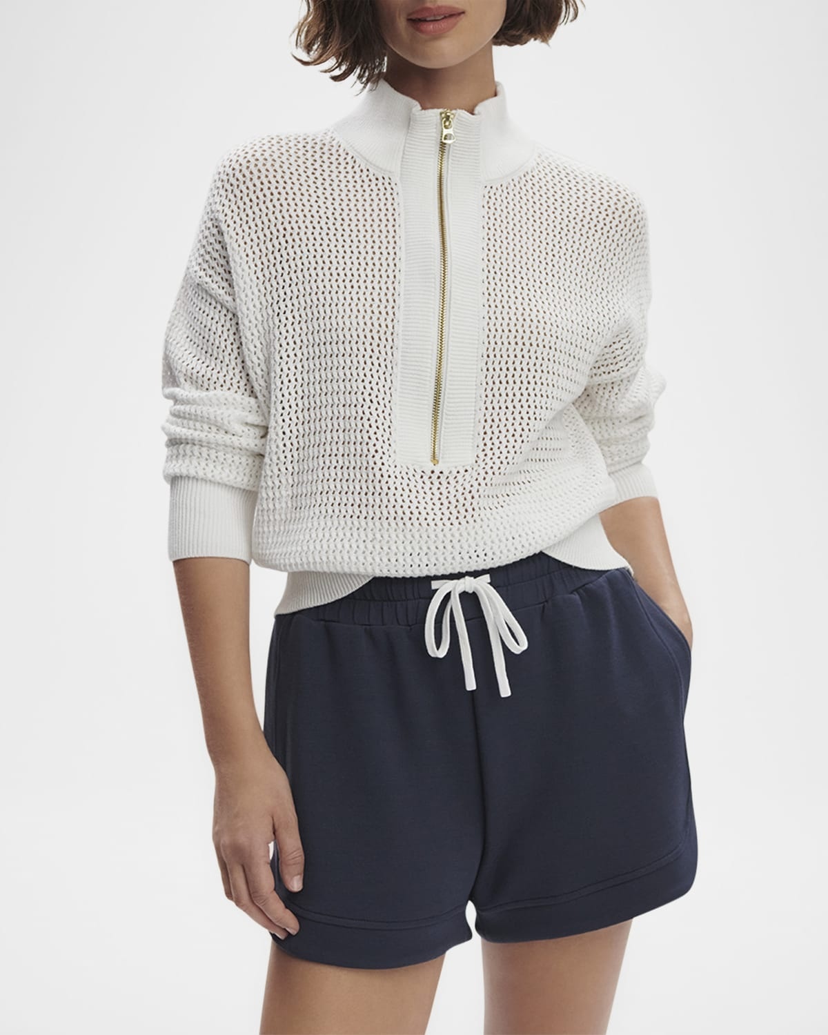 Aurora Half-Zip Knit Sweater - 4