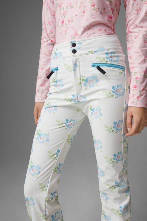 Ireen Ski pants in White/Blue - 5