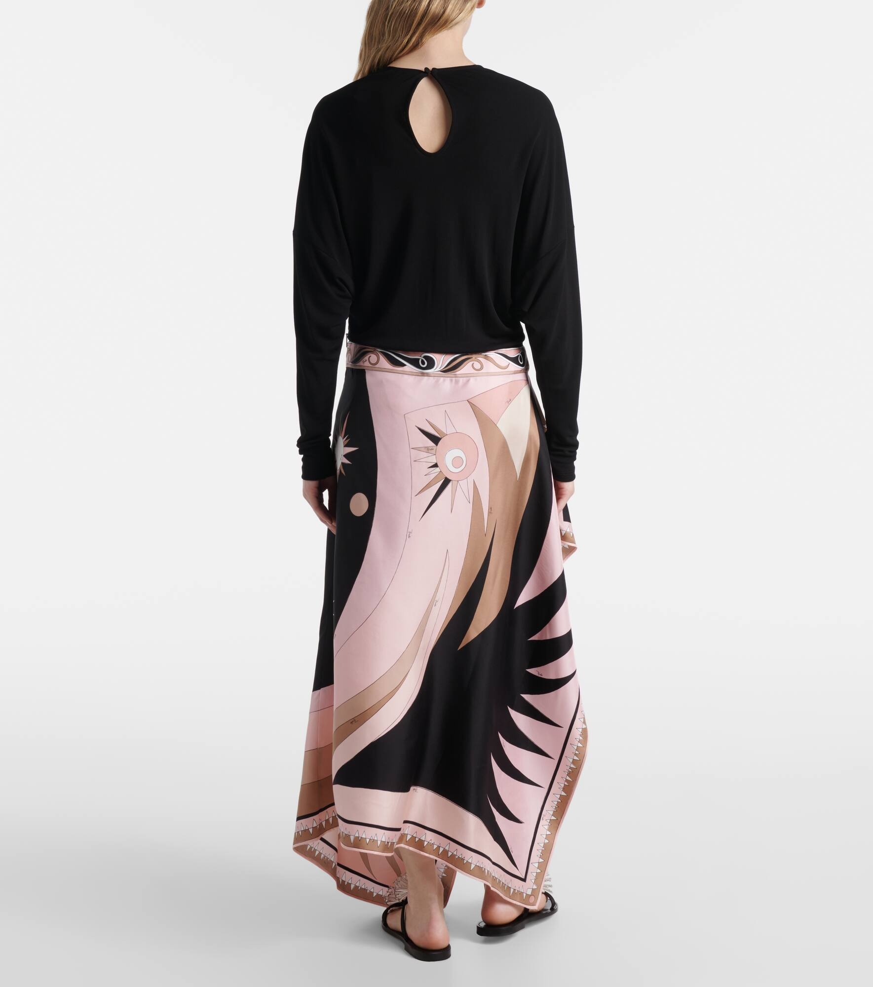Stella knitted silk-blend midi dress - 3