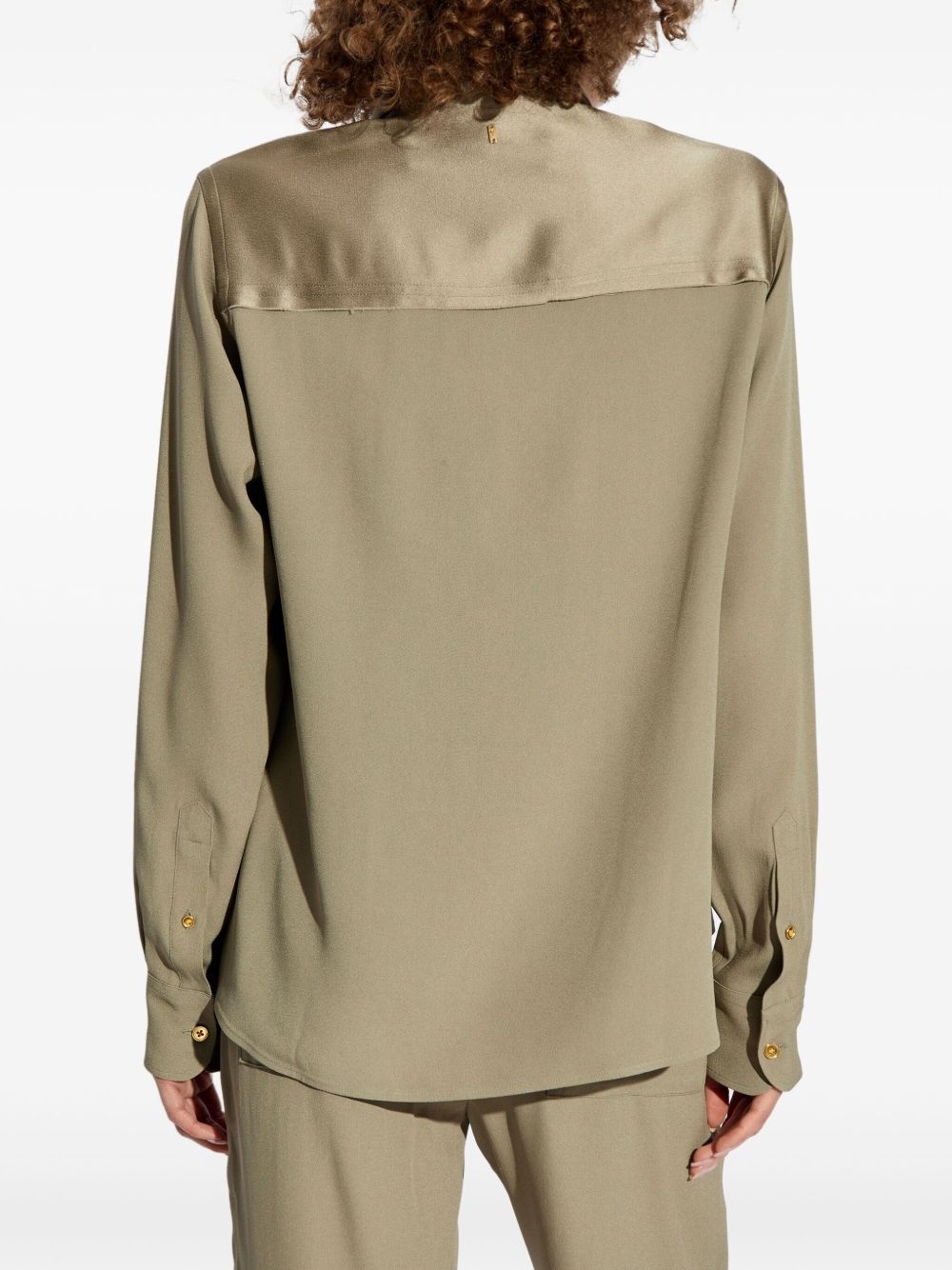 pointed-collar shirt - 4