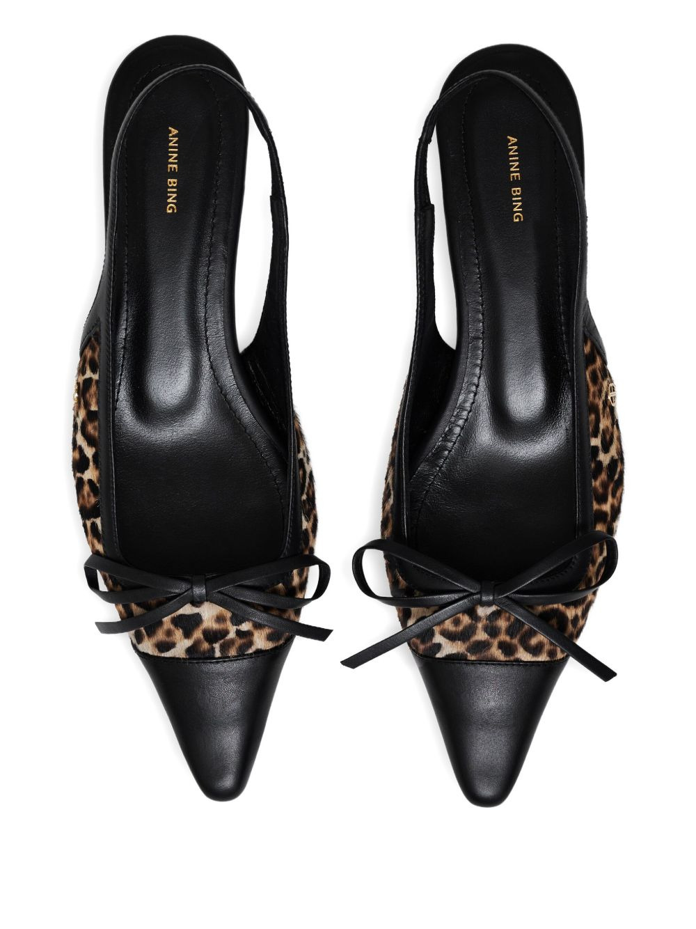 Zoey leopard-print slingback ballet flats - 3