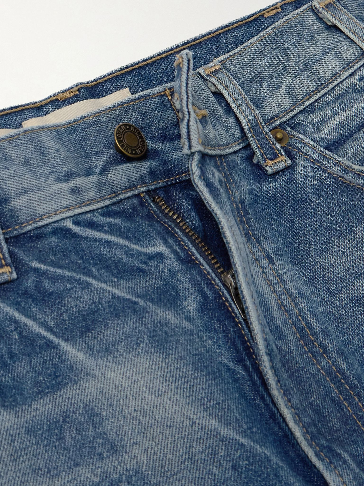 Joan high-rise straight-leg jeans Blue - 5