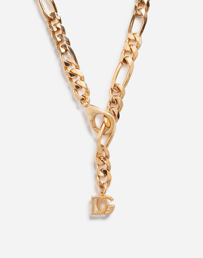 Dolce & Gabbana Chain necklace with DG logo charms outlook