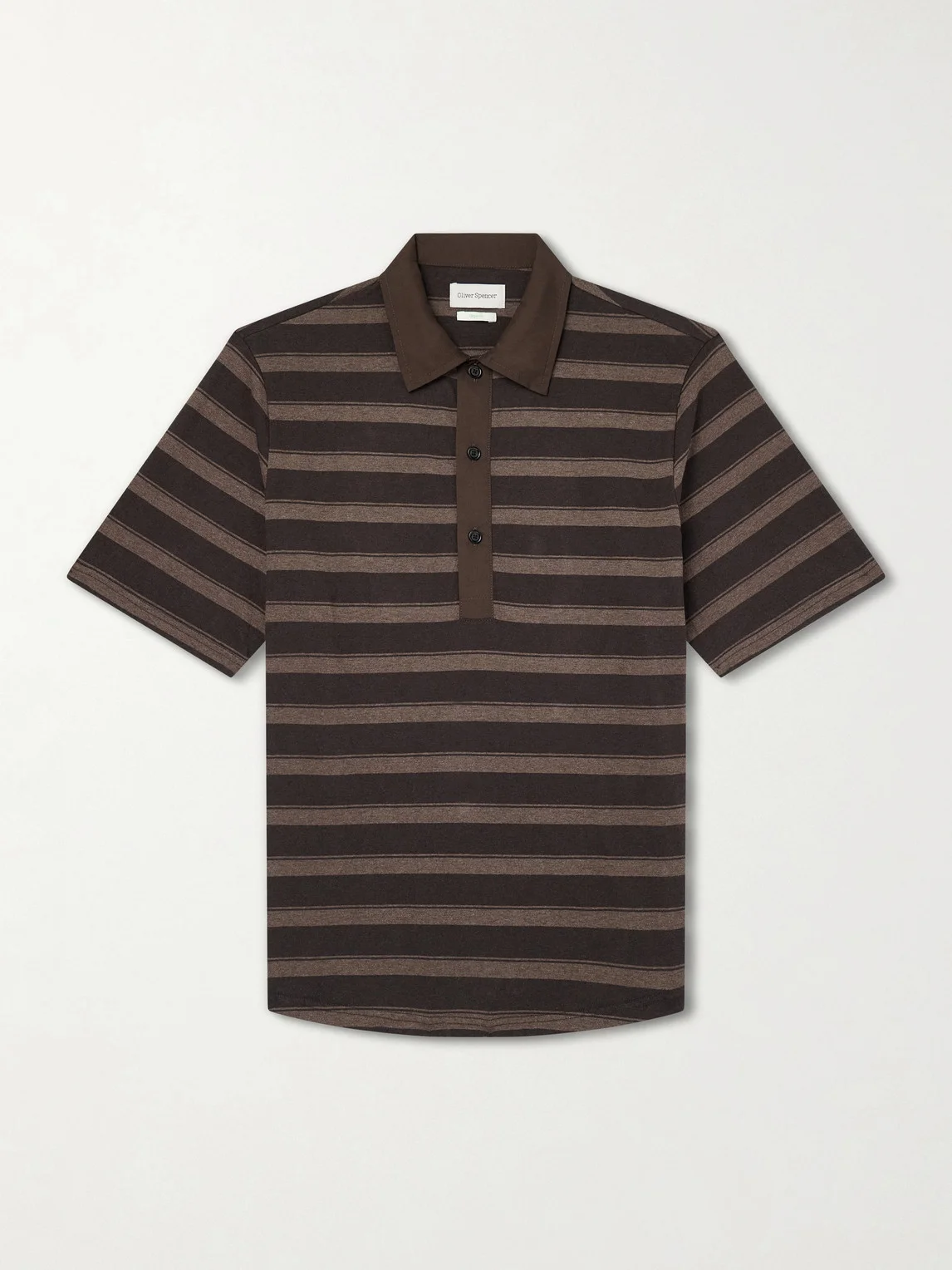 Stanfield Striped Organic Cotton Polo Shirt - 1