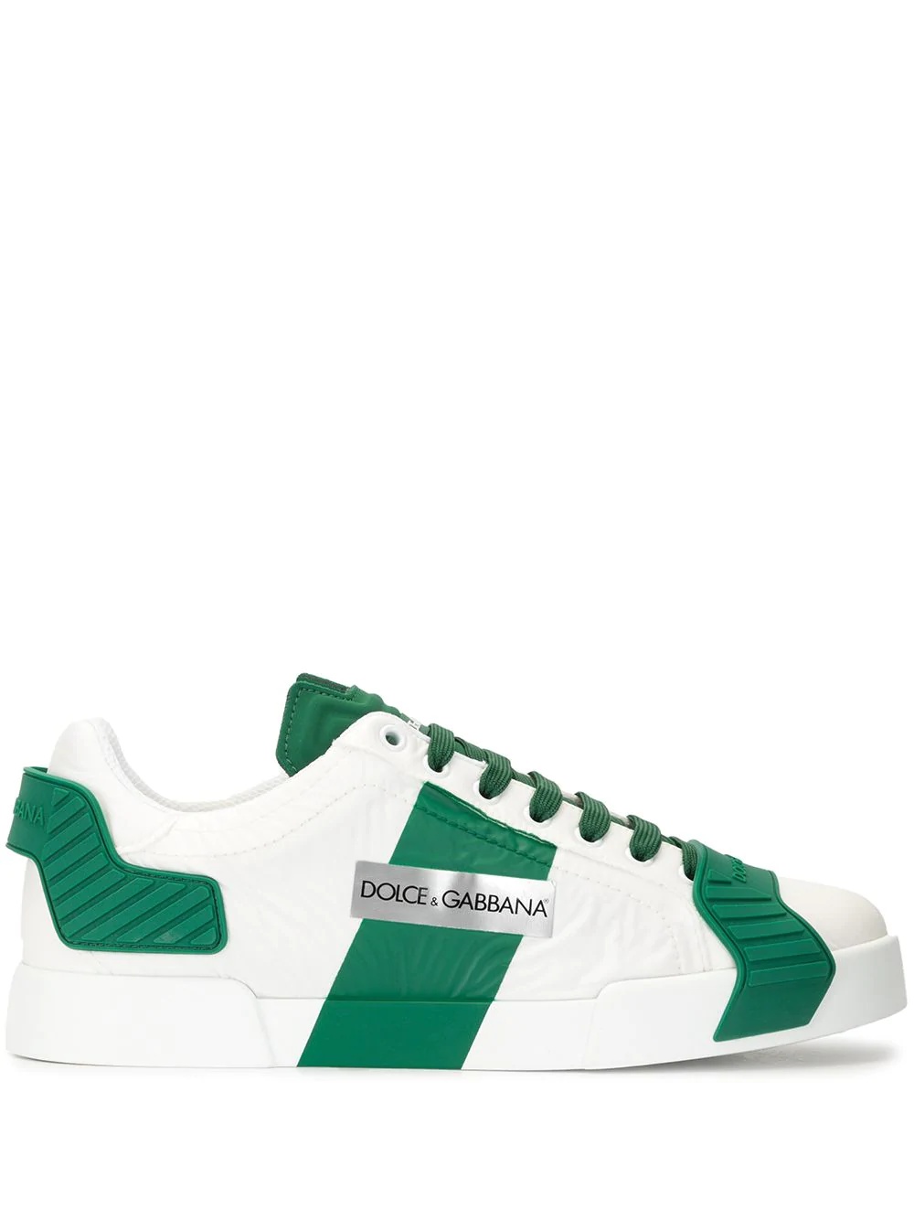 logo low-top sneakers - 1