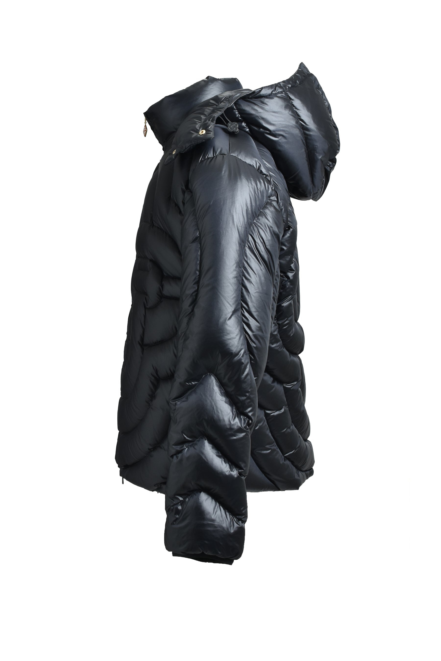 MENS CC QUILTED PUFFER JACKET / BLK - 3