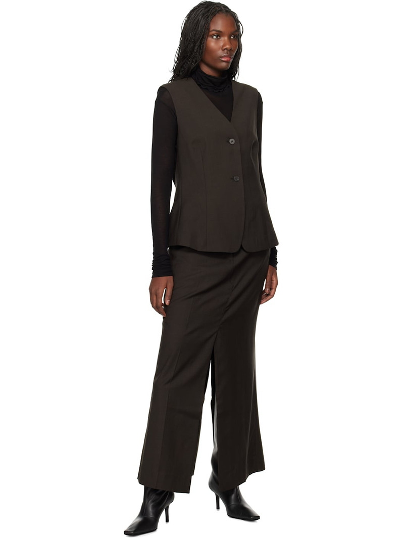 Holzweiler Brown Kiko Maxi Skirt outlook