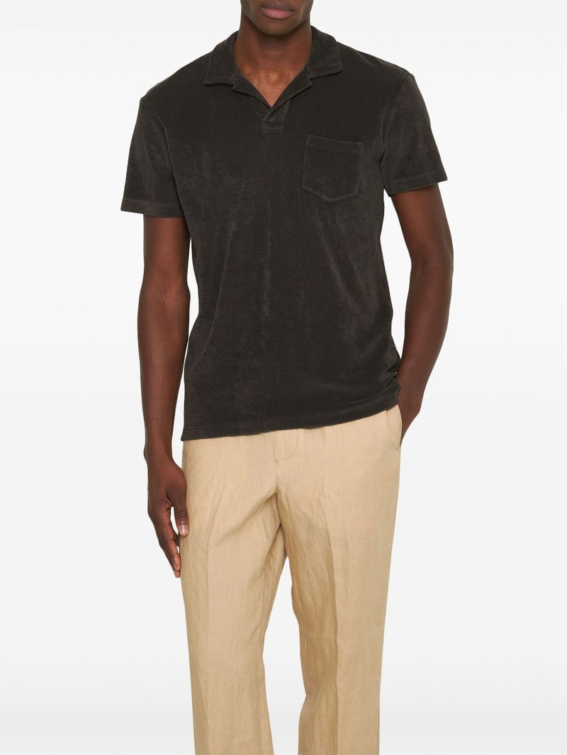 ORLEBAR BROWN Terry polo shirt outlook