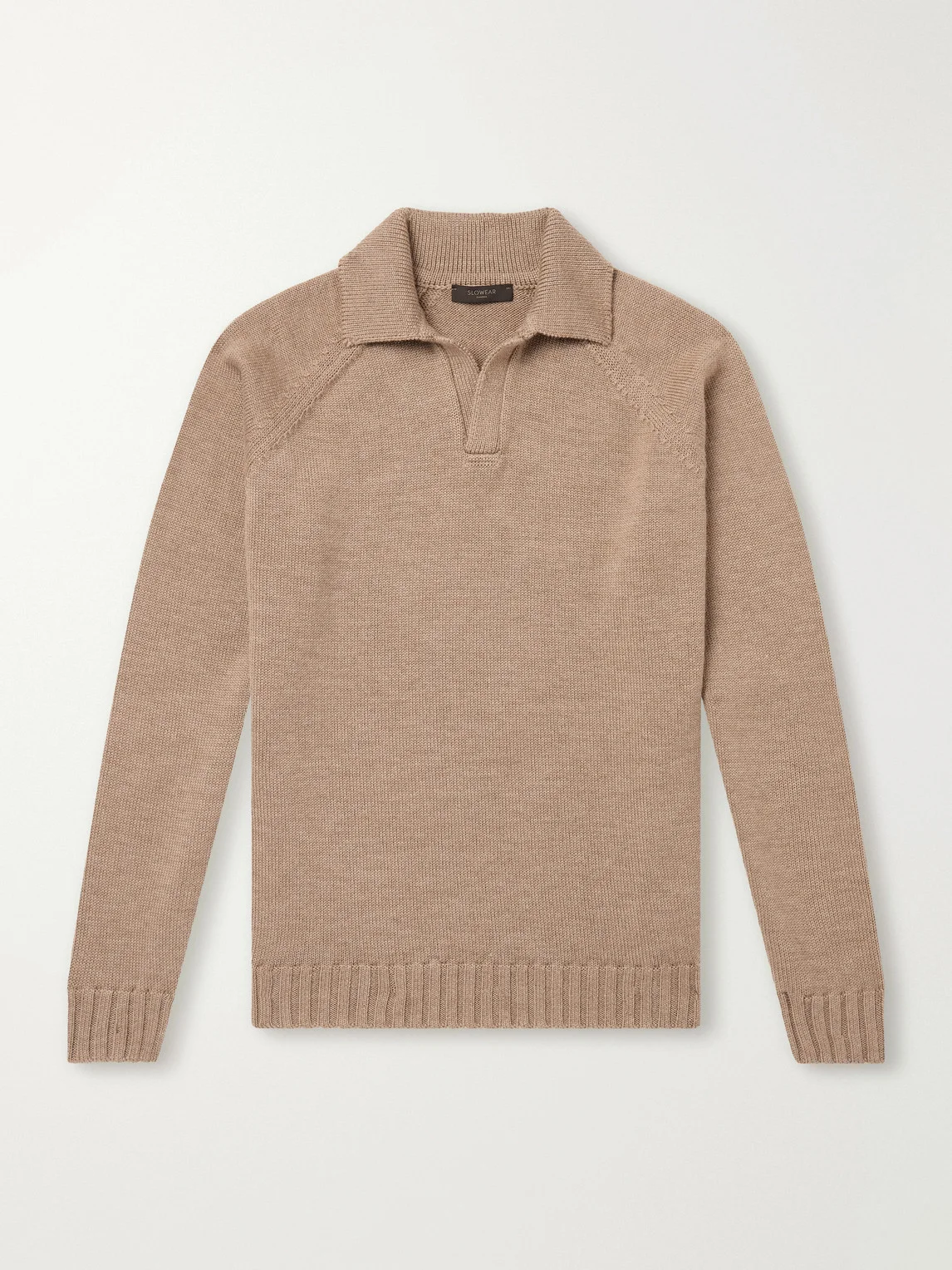 Zanone Slim-Fit Virgin Wool Polo Sweater - 1