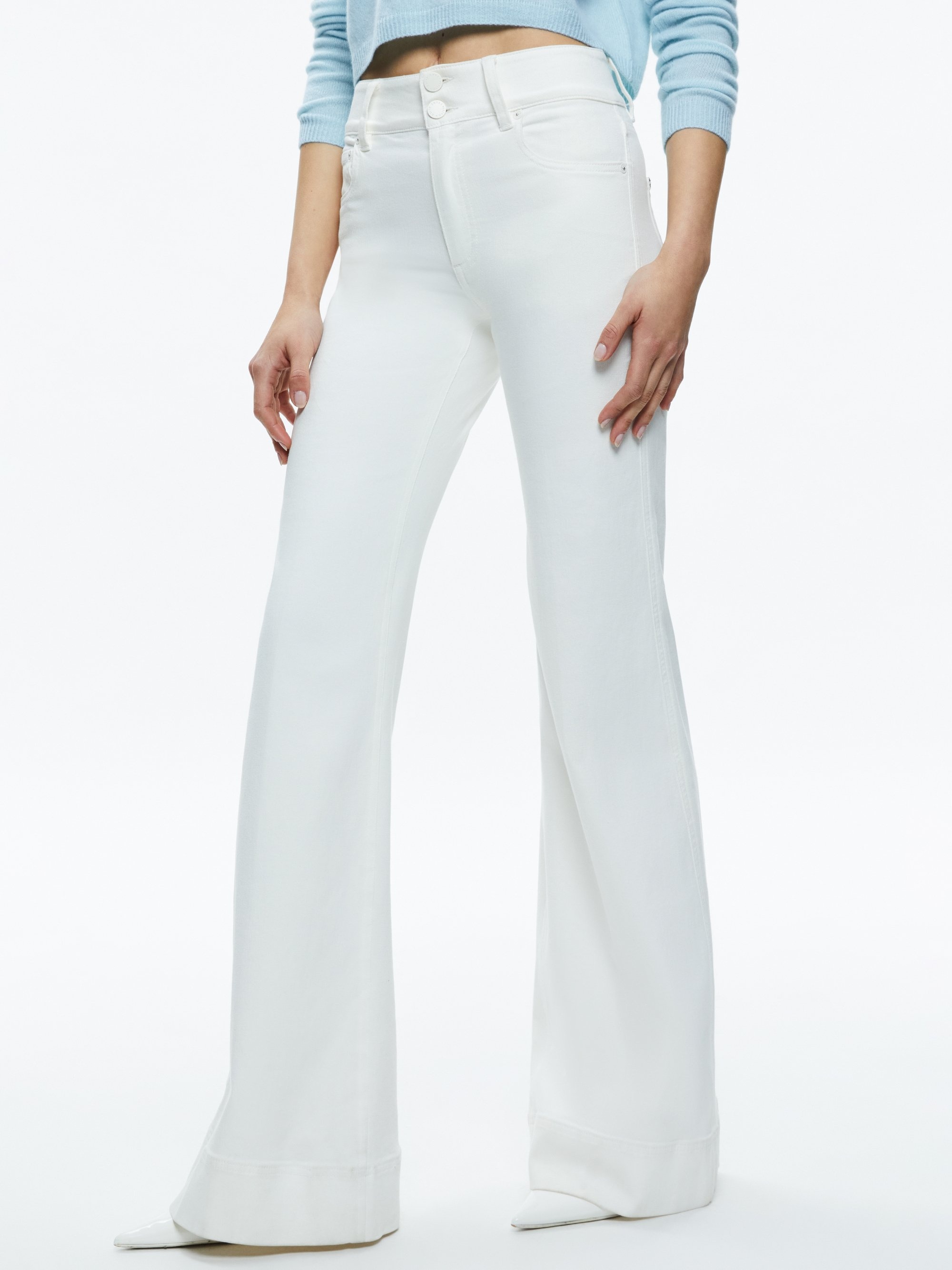 MISSA 5 POCKET HIGH RISE WIDE LEG JEAN - 3
