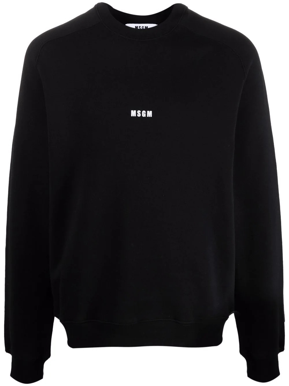 logo-print cotton sweatshirt - 1