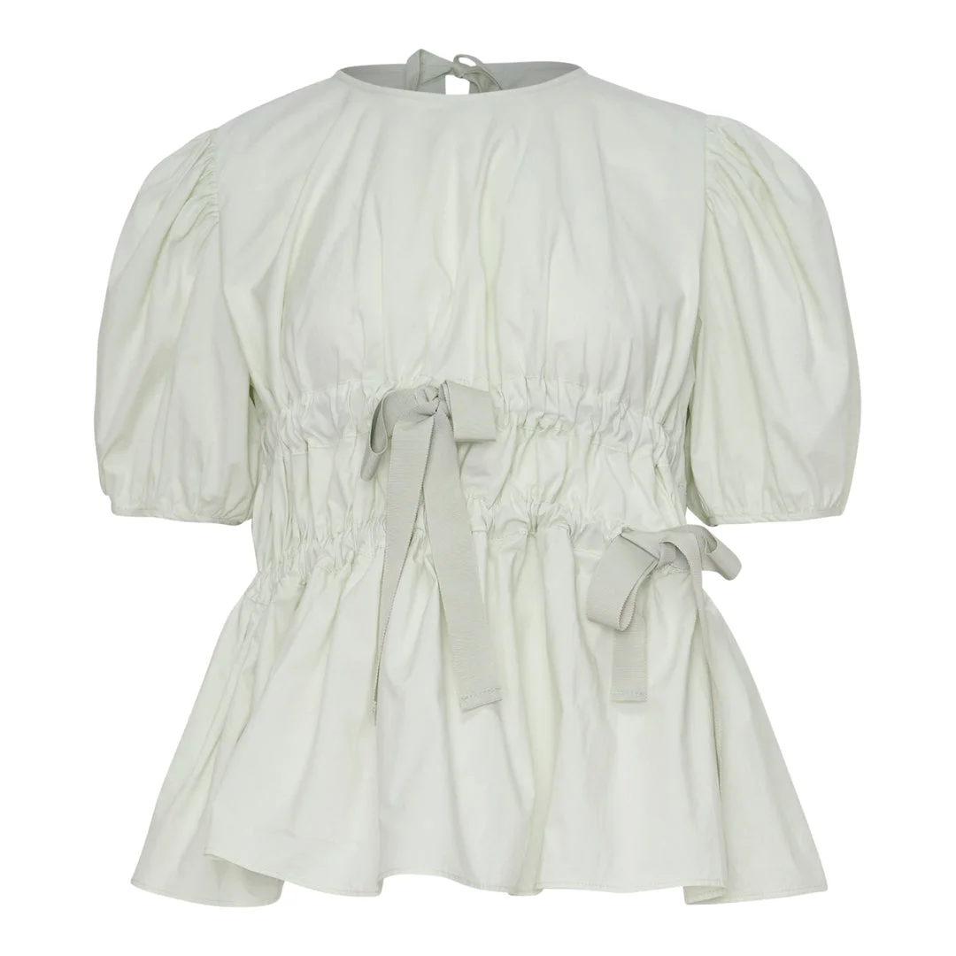 Freya Cotton Peplum Top - 1