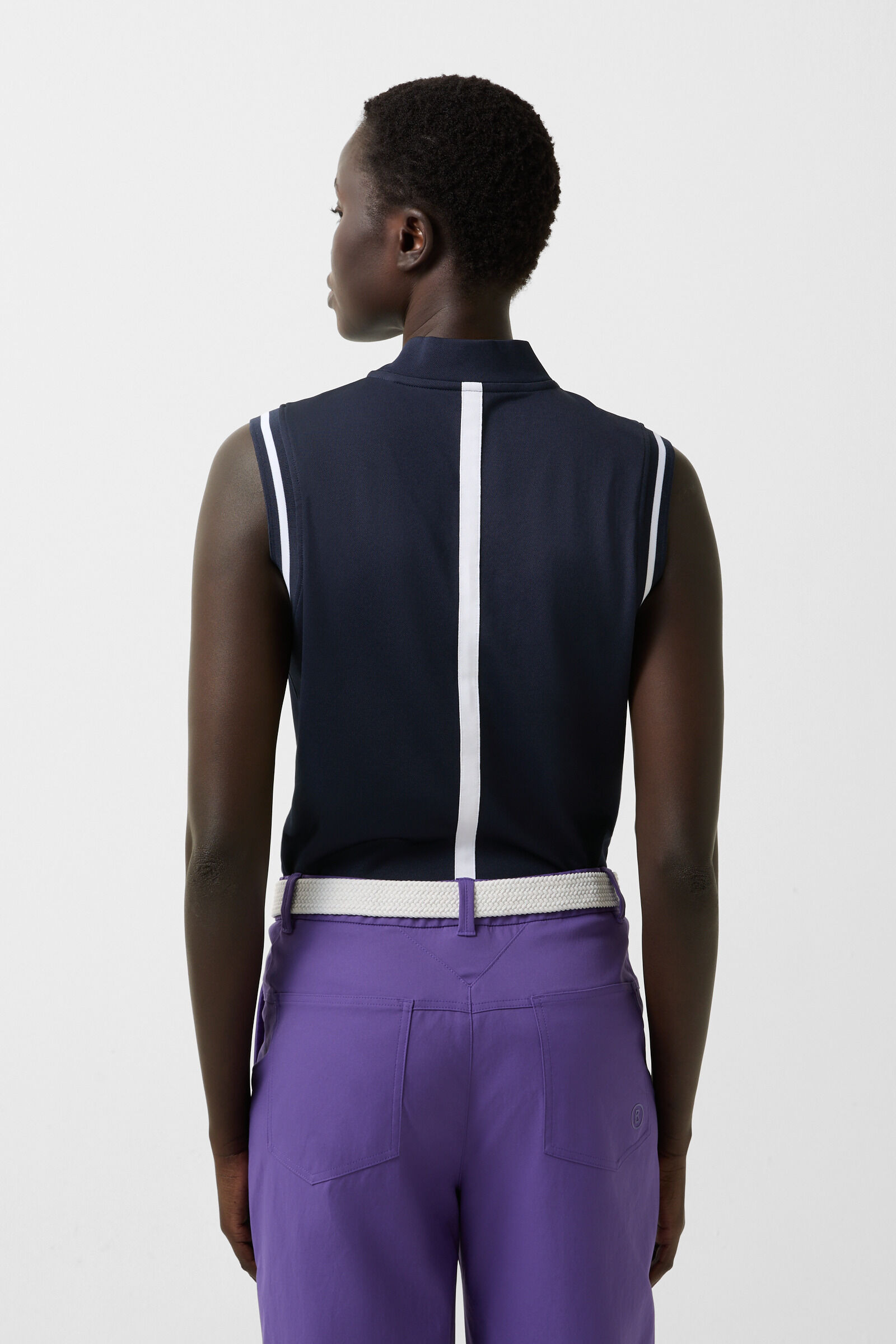 Evi Functional top in Navy blue - 3