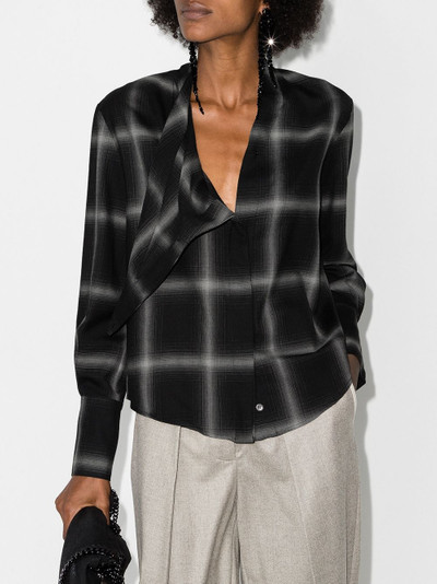 Stella McCartney Amabella plaid shirt outlook