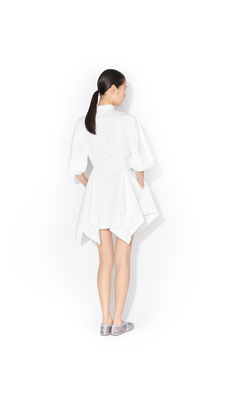 Alaïa PANELLED POPLIN DRESS outlook