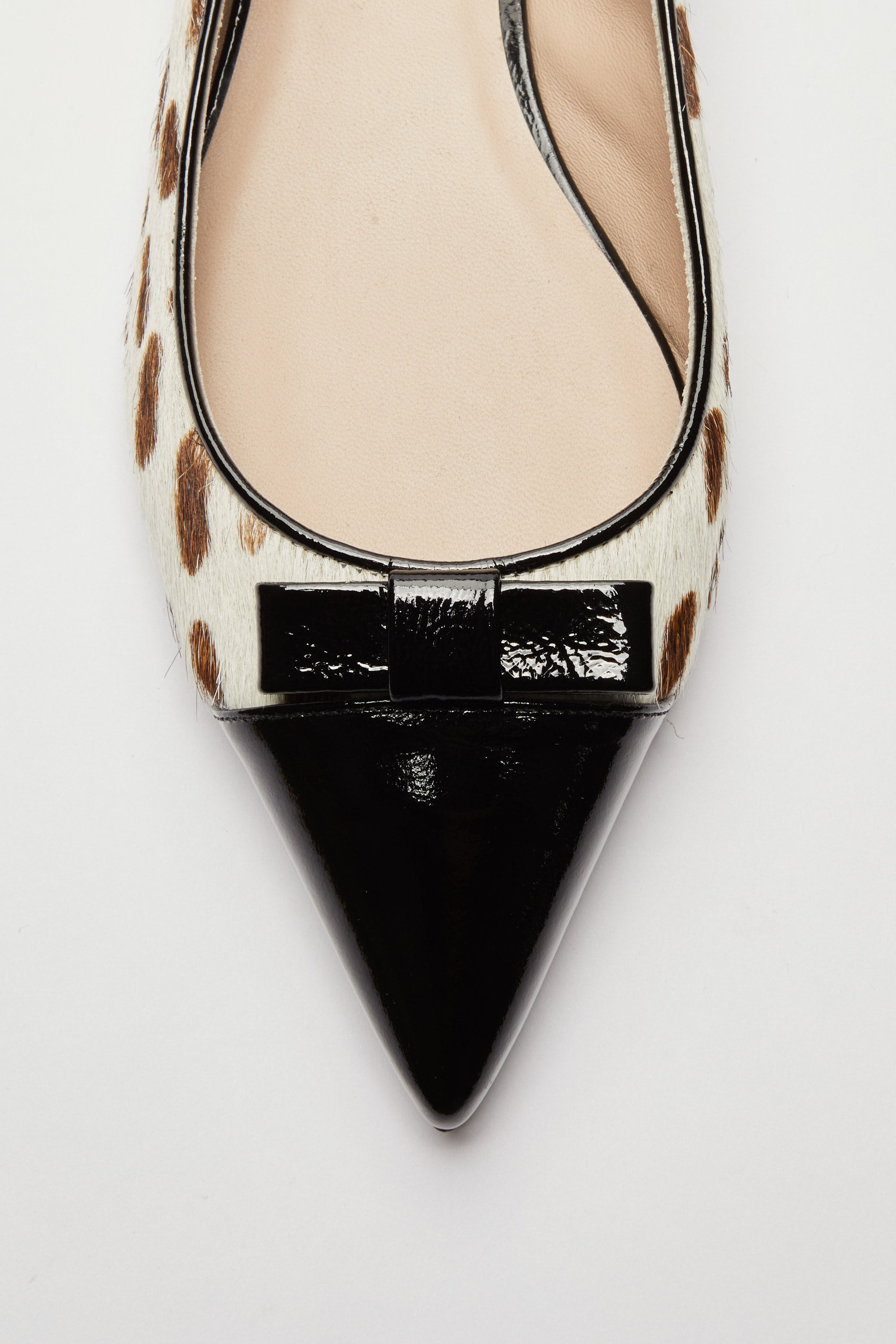 POINTED BALLERINA WITH ANIMALIER EFFECT - 4