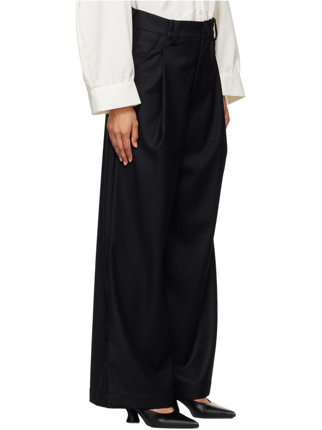 Black Olympe Trousers - 2
