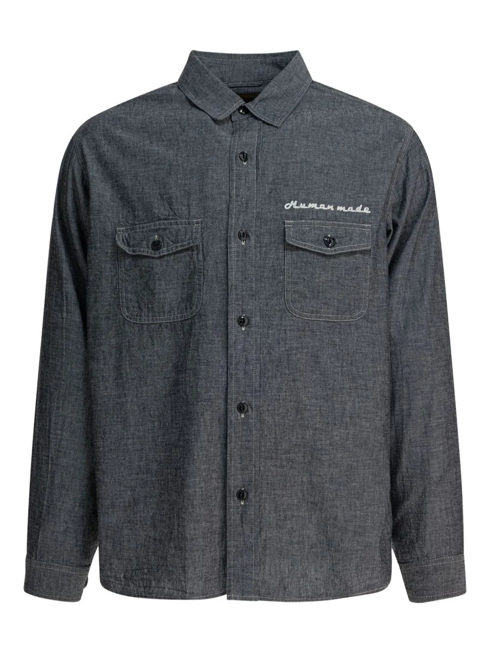 Chambray buttoned shirt - 1