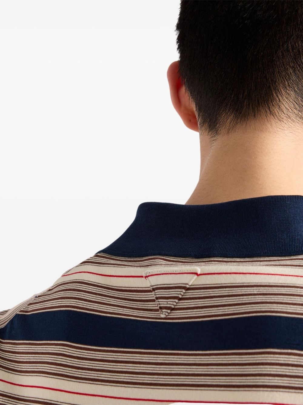 Striped cotton polo shirt - 5