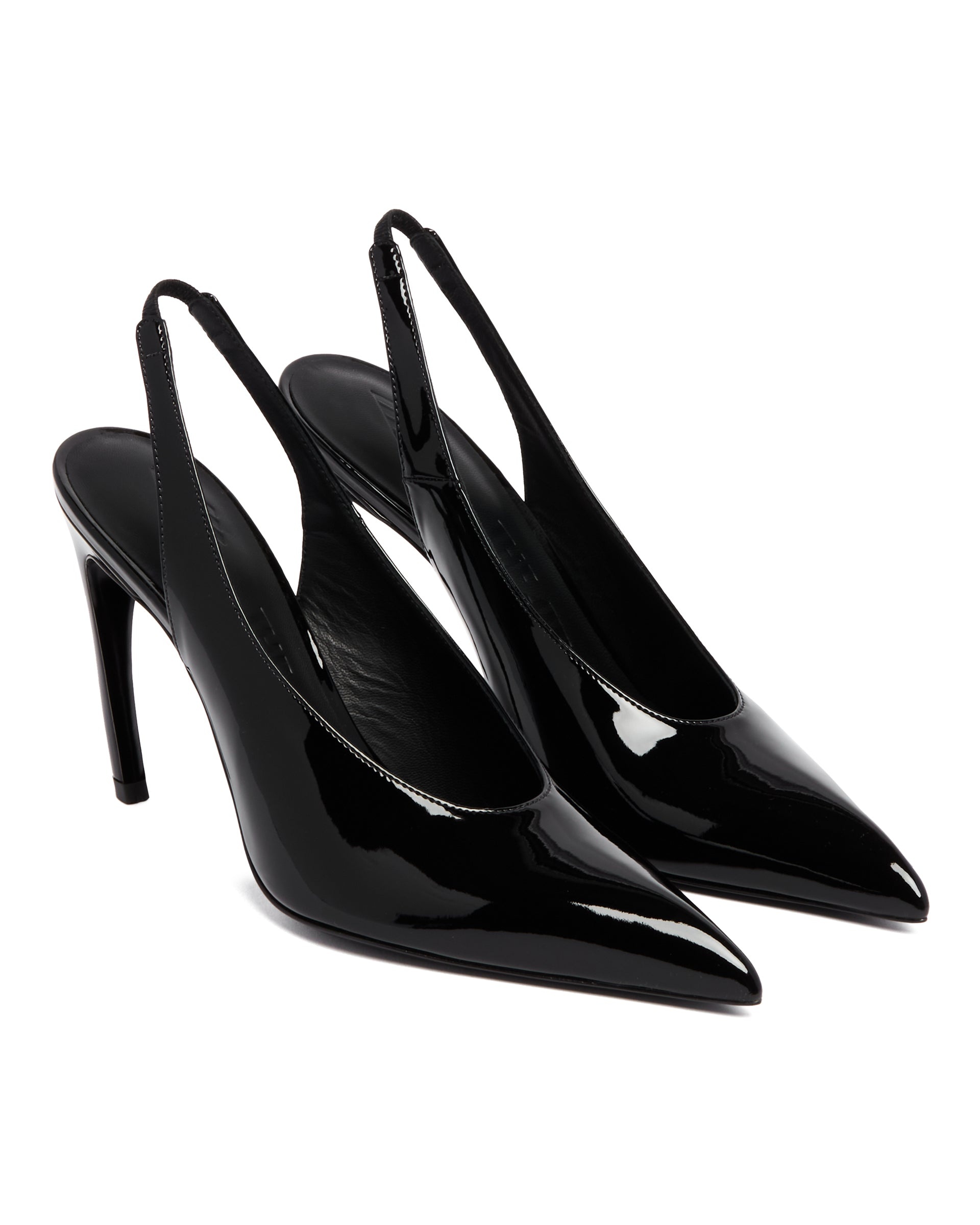 Black Viper Slingback Pumps - 3