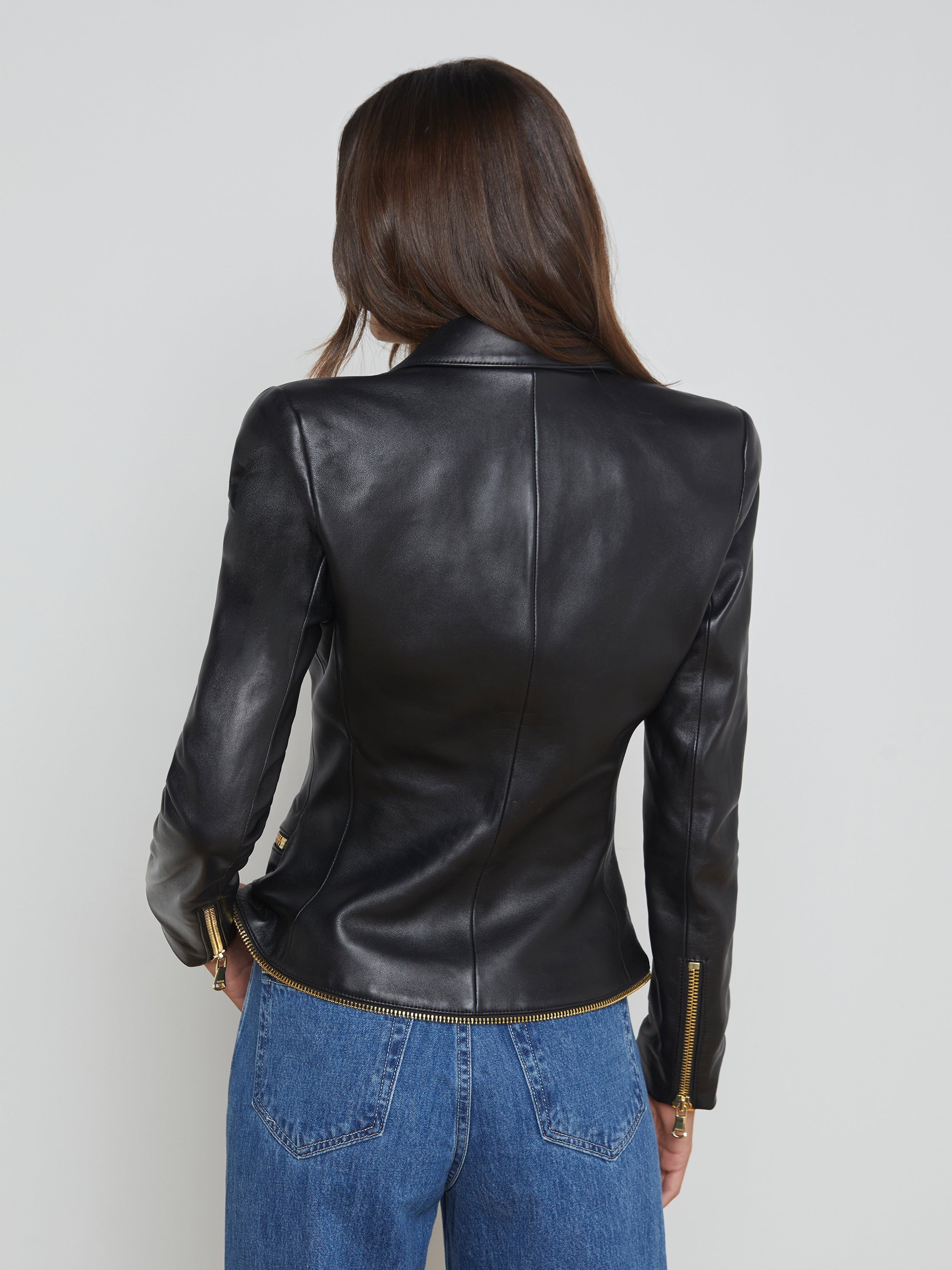 Ottilie Leather Blazer - 5