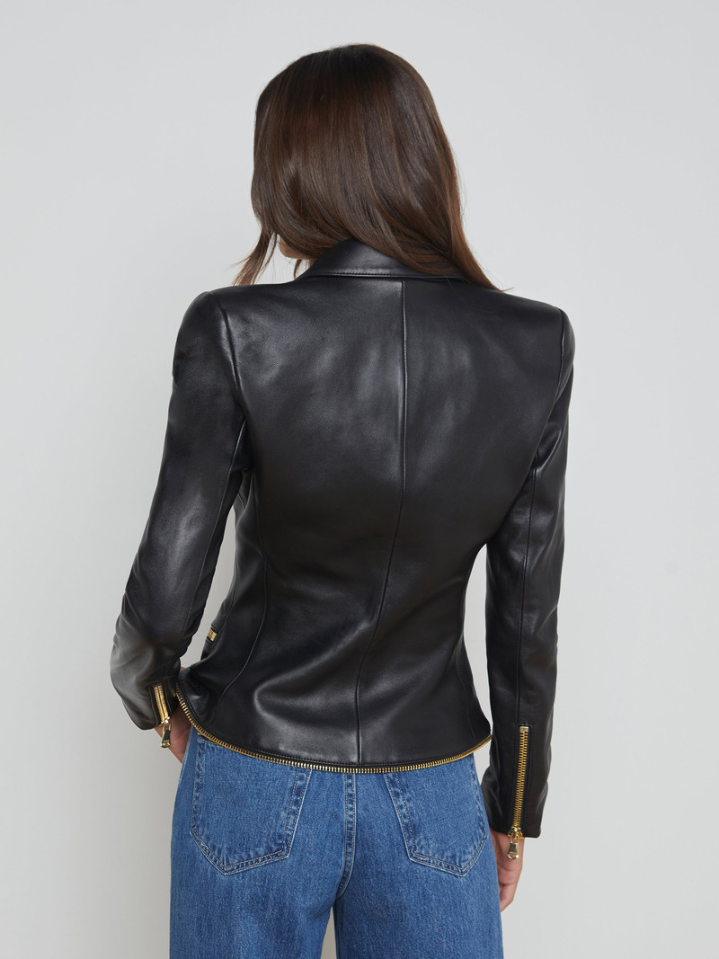 Ottilie Leather Blazer 5