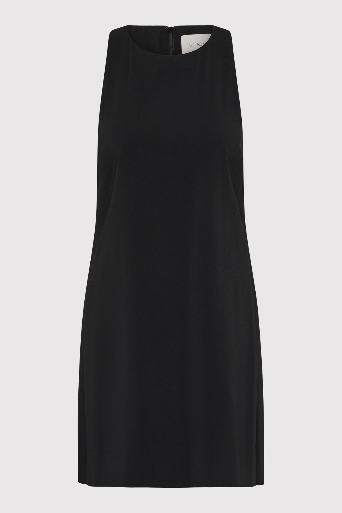 Cut Away Shift Dress - Black - 1