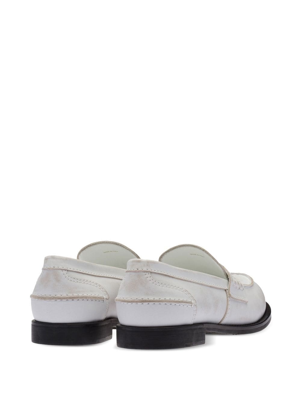 leather penny loafers - 3