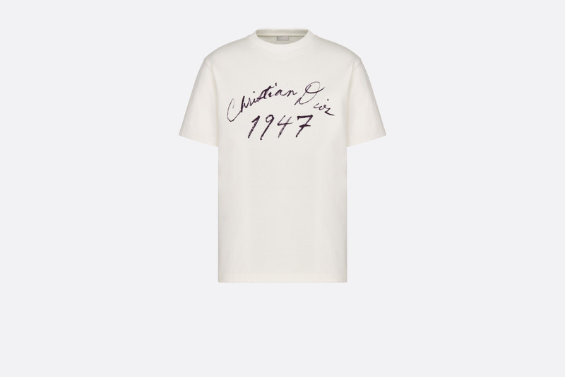Handwritten Christian Dior Relaxed-Fit T-Shirt 1