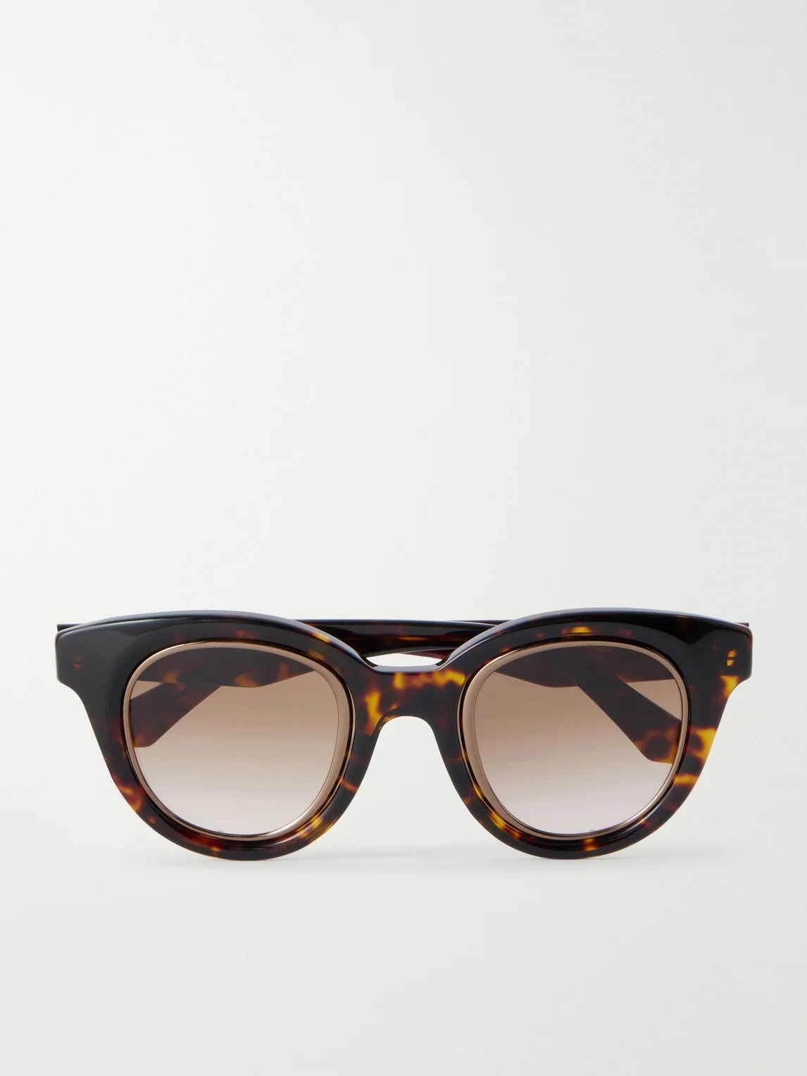 Anagram Havana Round-Frame Tortoiseshell Acetate Sunglasses - 1
