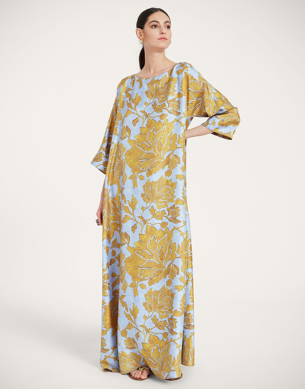 Muumuu Dress Round Neck - 2