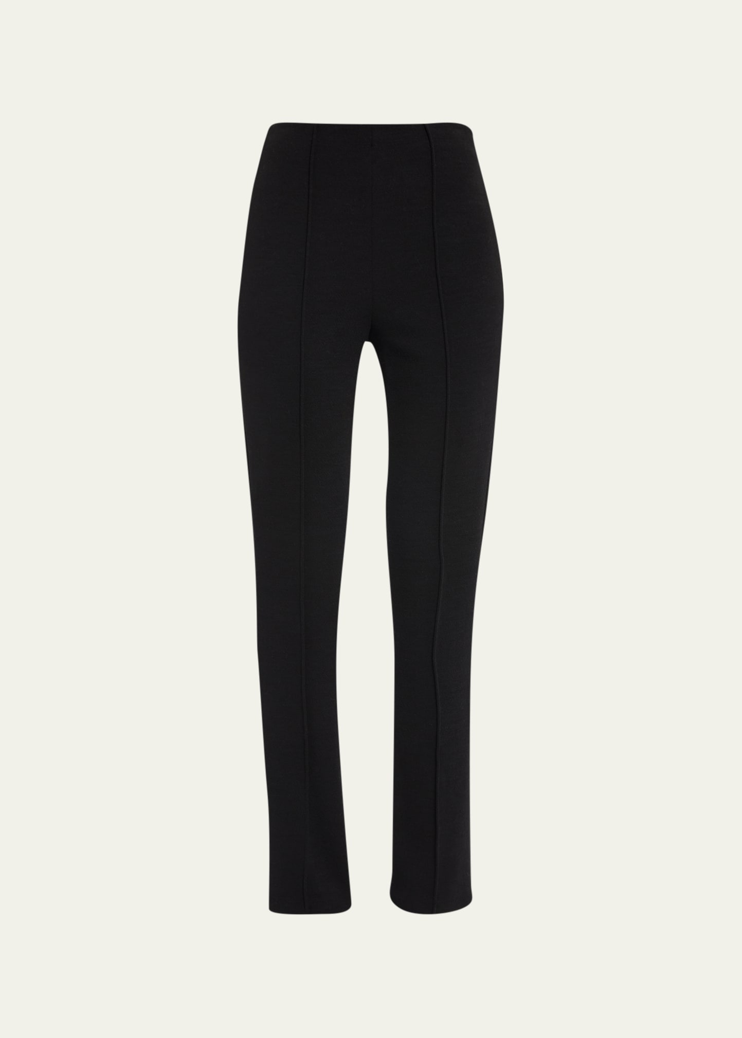 Wool Straight-Leg Leggings - 1