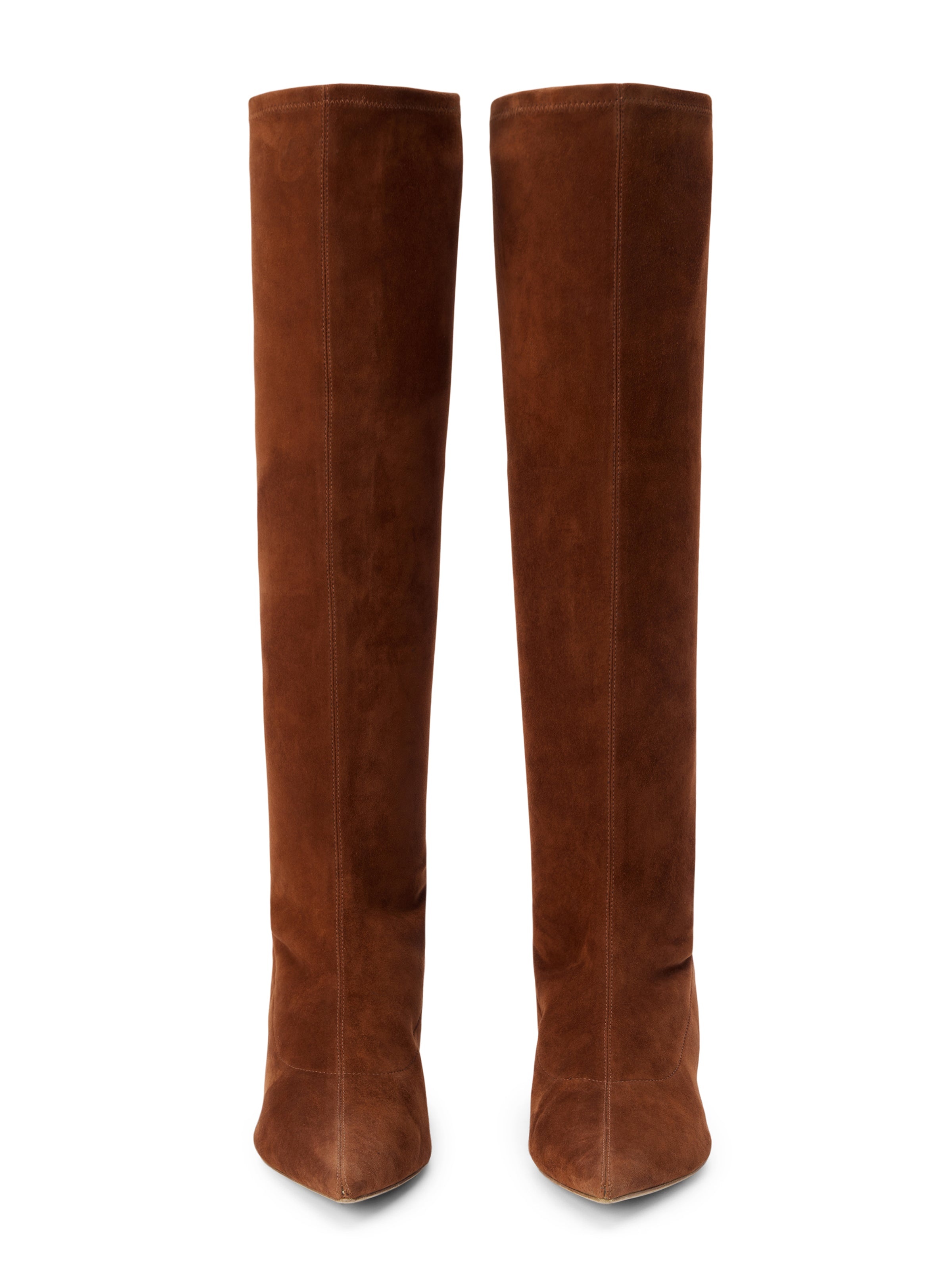 Emilie Suede Kitten Heel Boot - 5