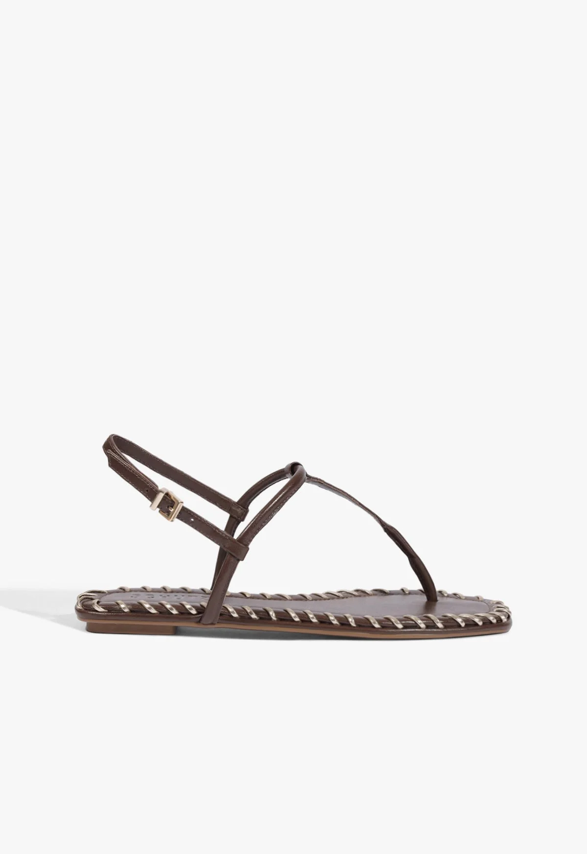 Elsha Sewing Leather Sandal - 1