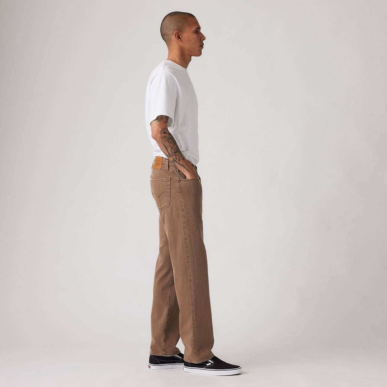 555™ RELAXED STRAIGHT LIGHTWEIGHT LINEN DENIM MEN'S JEANS - 6