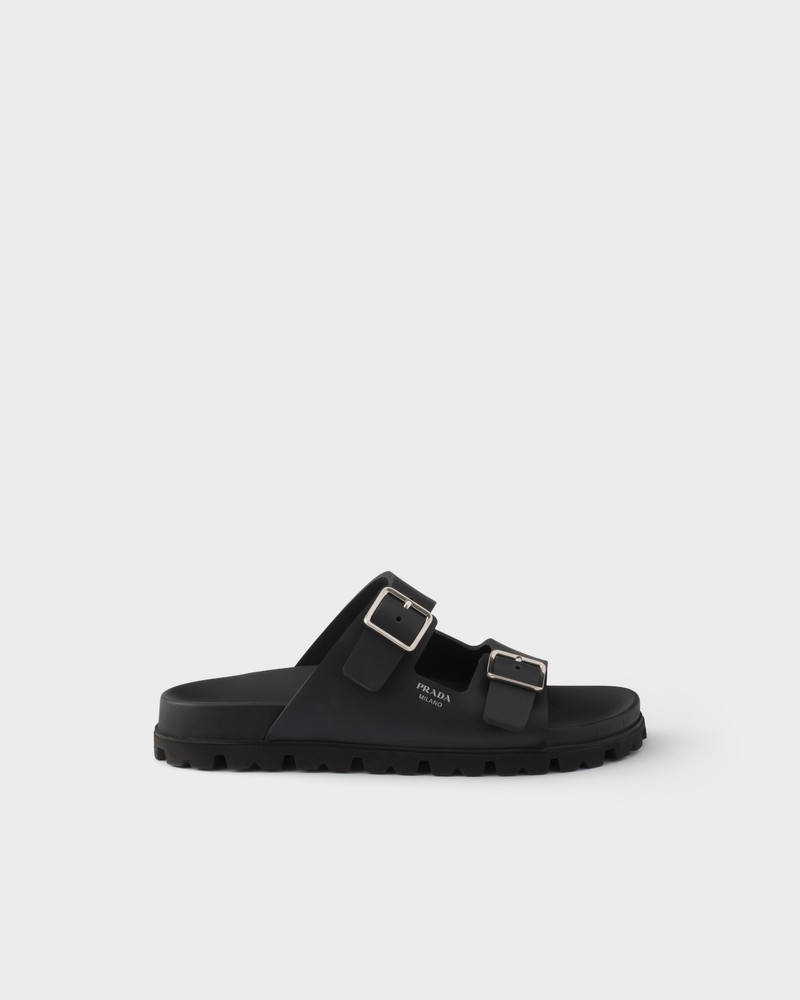 Prada Rubber slides outlook