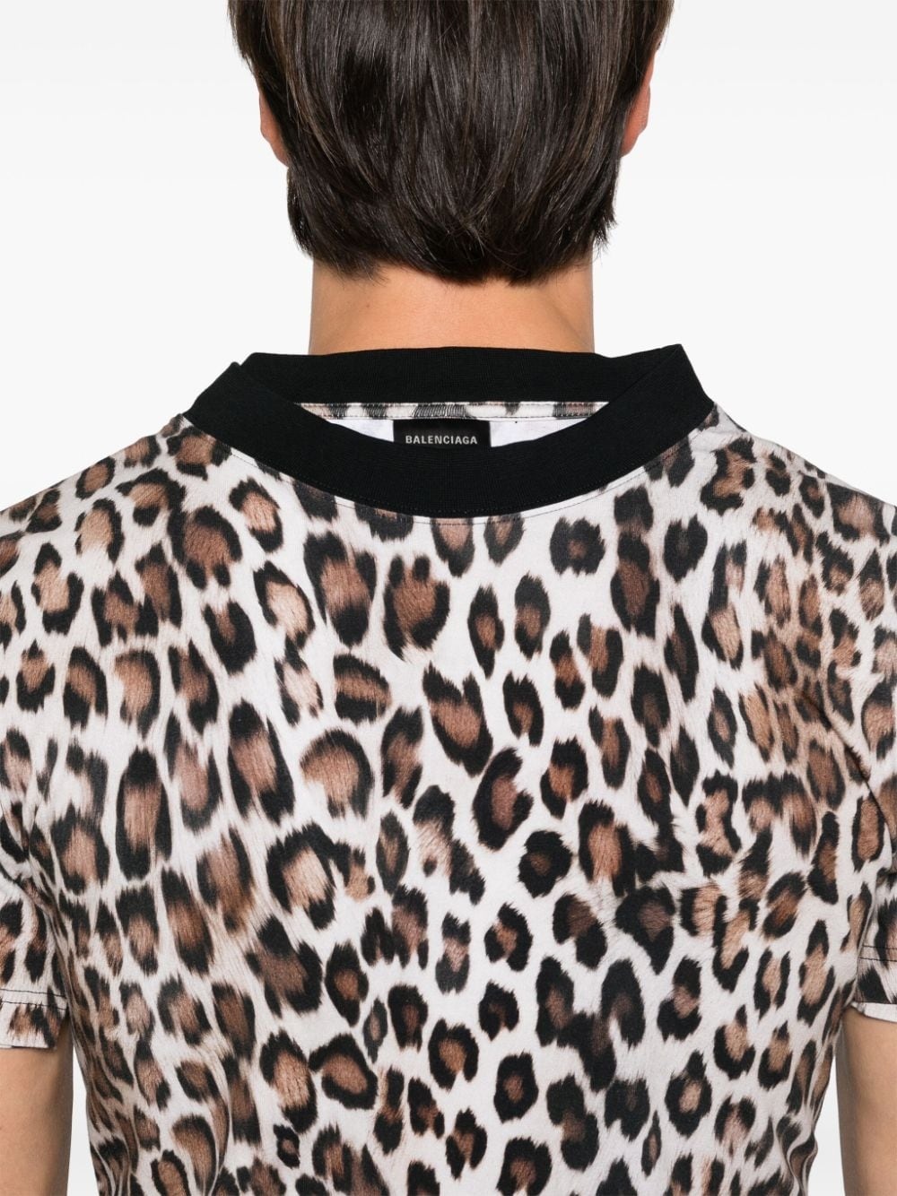 leopard-print T-shirt - 6