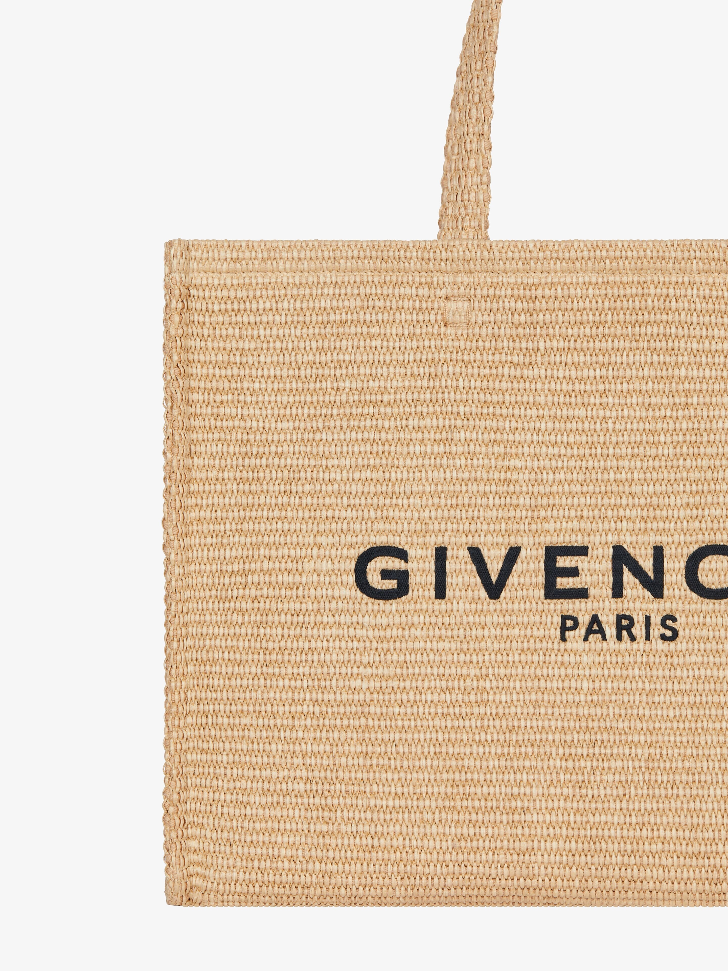 MEDIUM G-TOTE BAG IN RAFFIA - 6